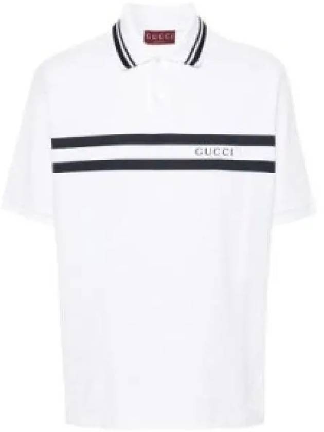 Logo Print Polo Shirt 788016XJGJX - GUCCI - BALAAN 2