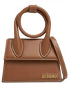 Coil Handle Le Chiquito Tote Bag Brown - JACQUEMUS - BALAAN 2