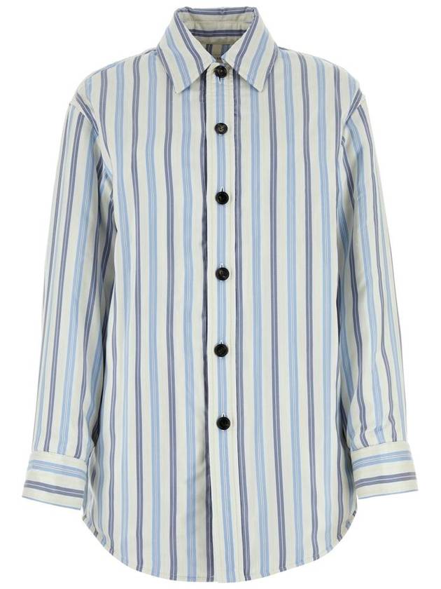 24 ss Silk Striped Shirt 778671 V3OP0 4021 B0110972535 - BOTTEGA VENETA - BALAAN 2