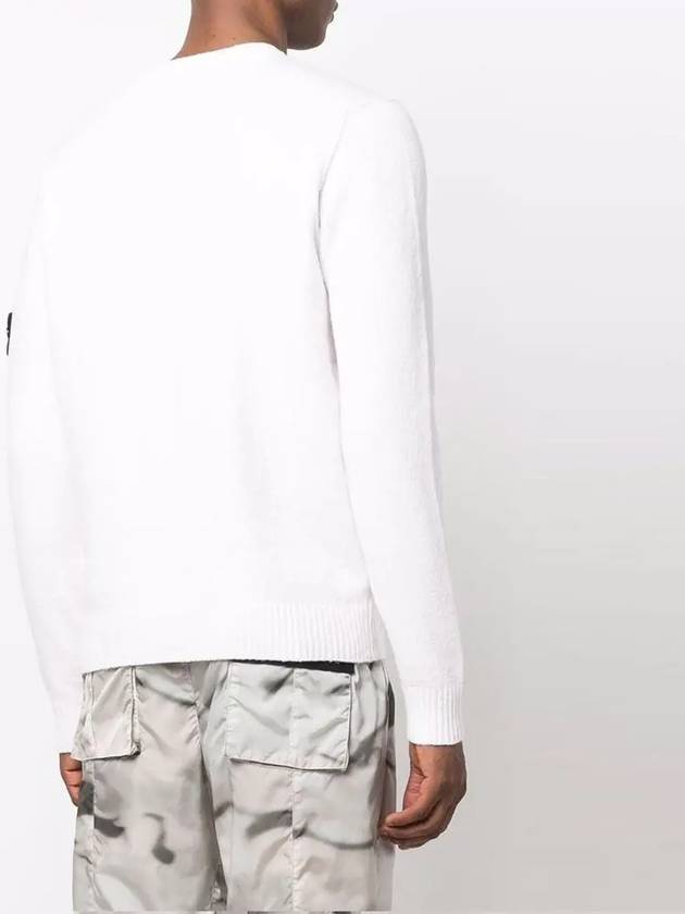 Soft Cotton Crewneck Knit Top Rose - STONE ISLAND - BALAAN 5