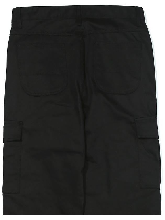 Cotton Double Wide Cargo Pants Black - OGARP - BALAAN 6