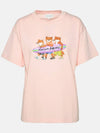 Surfing Foxes Short Sleeve T-shirt Milkshake - MAISON KITSUNE - BALAAN 2