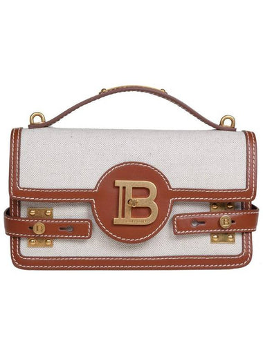 Balmain Handbag In Canvas And Leather - BALMAIN - BALAAN 1