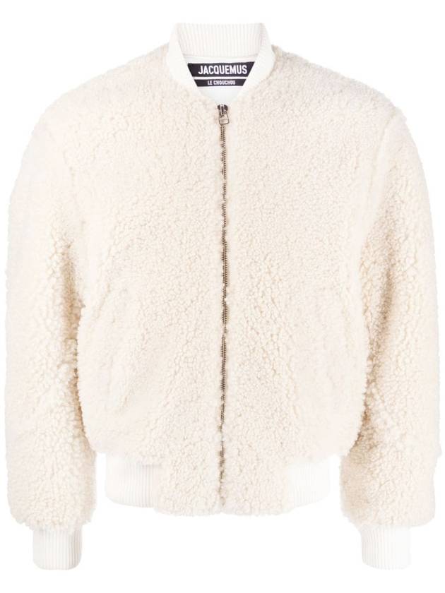 23 fw Le Blouson PILOU Shearling Bomber Jacket 236CO010 1106 110 B0230944686 - JACQUEMUS - BALAAN 2