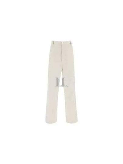 Corduroy Straight Pants White - AMI - BALAAN 2