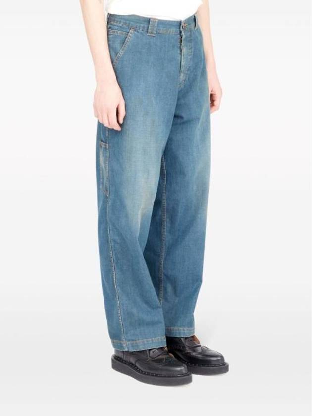 5 Pocket Straight Jeans Light Blue - MAISON MARGIELA - BALAAN 3