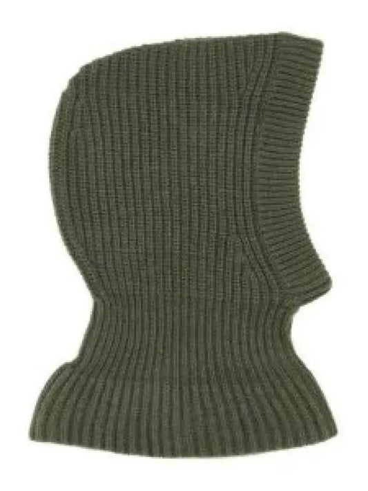 Lambs Wool Ribbed Knit Balaclava AC1147LK1026 - LEMAIRE - BALAAN 2