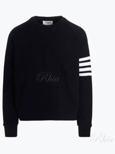 4 Bar Stripe Sweatshirt Navy - THOM BROWNE - BALAAN 2