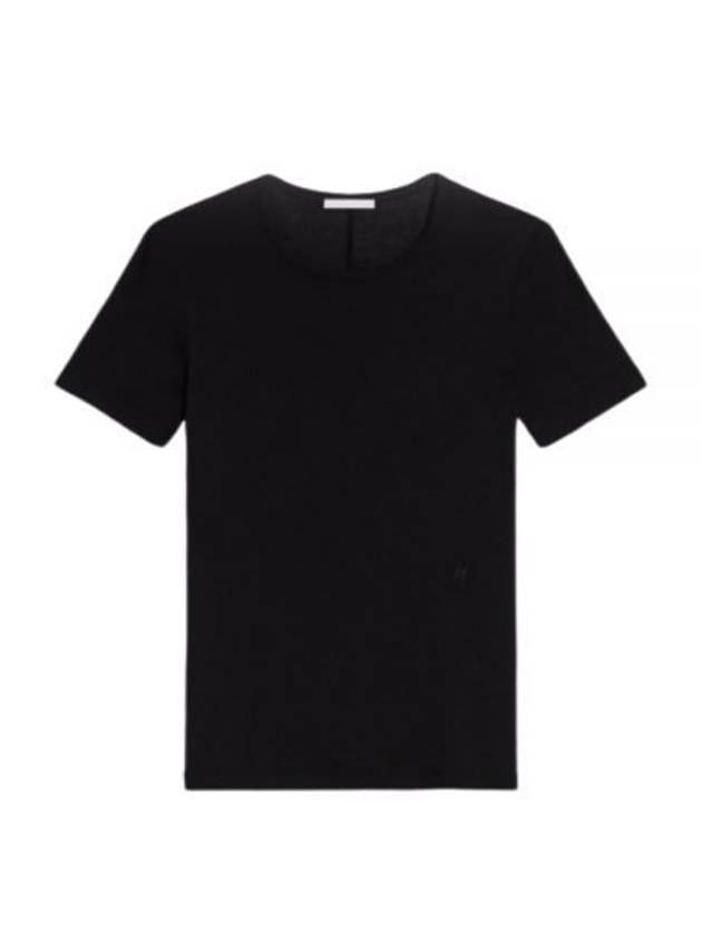 Shrunken Short Sleeve T-Shirt Black - HELMUT LANG - BALAAN 2