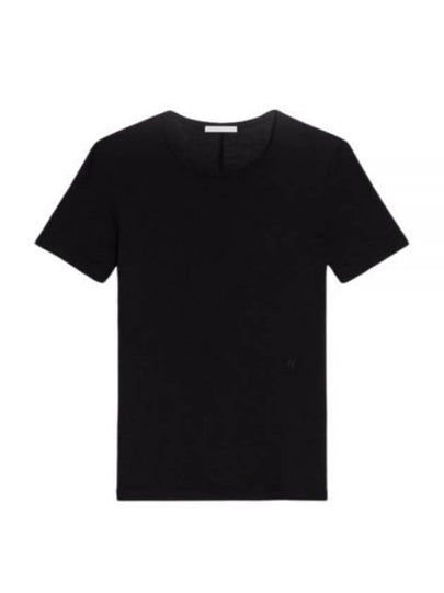 Shrunken Short Sleeve T-Shirt Black - HELMUT LANG - BALAAN 2