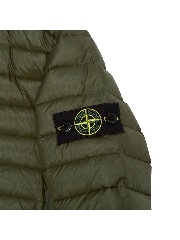 Kids Loom Woven Chambers R-Nylon Down Padding Green - STONE ISLAND - BALAAN 6