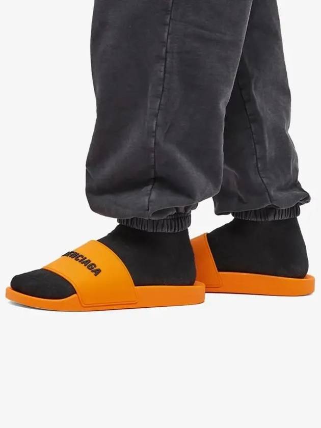 logo slippers orange - BALENCIAGA - BALAAN 6