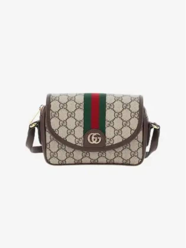 Ophidia GG Mini Shoulder Bag Beige Ebony - GUCCI - BALAAN 3