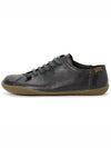 Peu Leather Low Top Sneakers Black - CAMPER - BALAAN 5