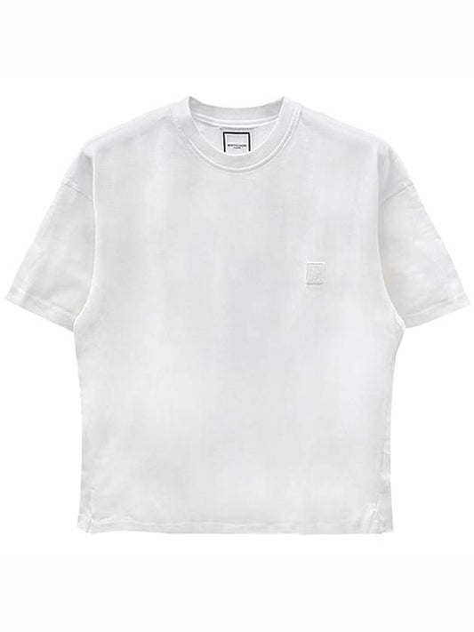 Jellyfish Back Logo Cotton Short Sleeve T-Shirt White - WOOYOUNGMI - BALAAN 2