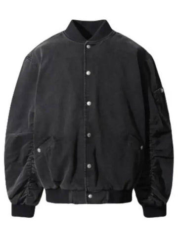 Denim Stadium Jacket Aviation Jumper Blouson - IRO - BALAAN 1