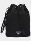 Re-Nylon Drawstring Pouch Black - PRADA - BALAAN 7