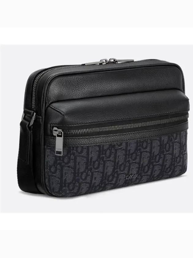 Rider 2.0 Zipper Messenger Bag Black - DIOR - BALAAN 4