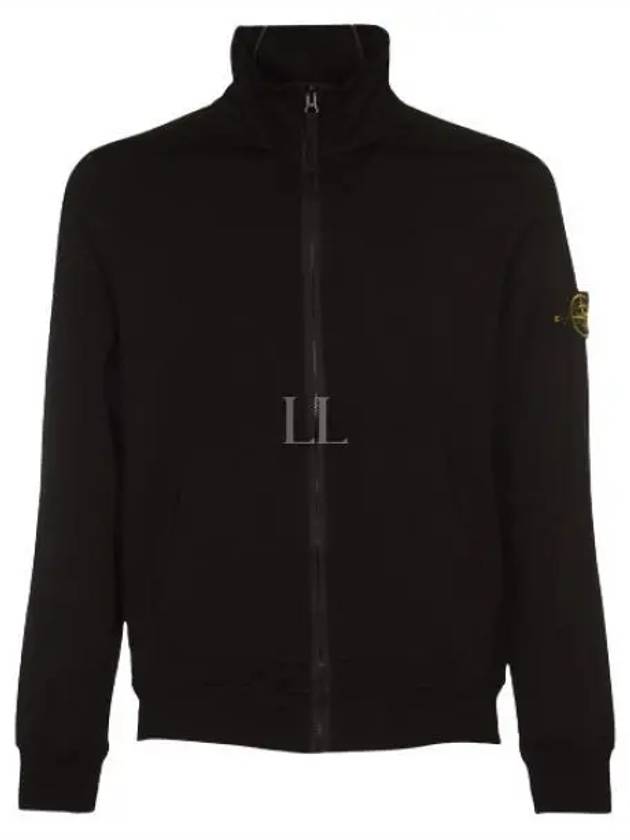 Compass Badge Regular Fit Cotton Track Jacket Black - STONE ISLAND - BALAAN 2