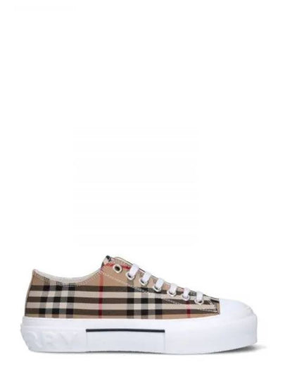 Vintage Check Cotton Sneakers Archive Beige - BURBERRY - BALAAN 2