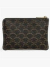 Triomphe Canvas Coin Purse Black - CELINE - BALAAN 4