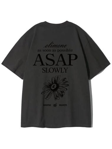 EL Slowly Short Sleeve T-Shirt Charcoal - ELIMENO - BALAAN 1