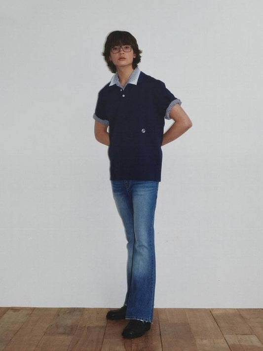 Wave Cutting PK Shirt_Navy - KINETO - BALAAN 2