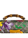 Paddle Rock Flora Bamboo Shoulder Bag 603221 - GUCCI - BALAAN 5