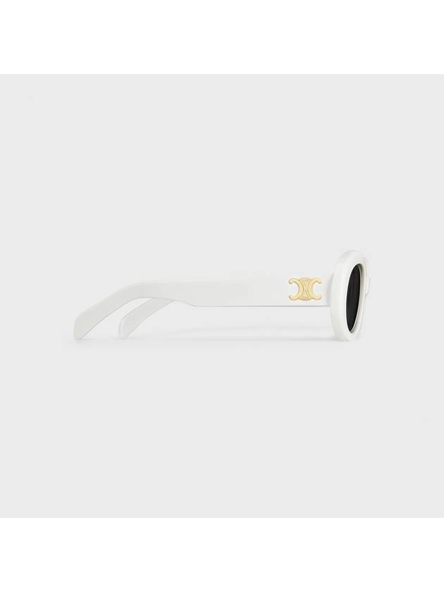 Eyewear Triomphe Acetate Sunglasses White - CELINE - BALAAN 4