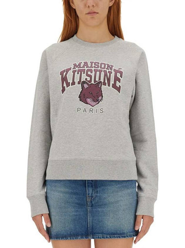 Maison Kitsuné Fox Campus Sweatshirt - MAISON KITSUNE - BALAAN 1