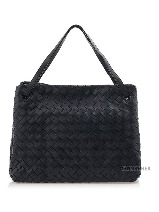 Intrecciato Large Top Handle Tote Bag Black - BOTTEGA VENETA - BALAAN 2