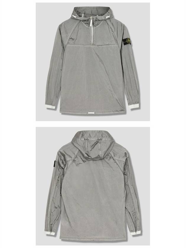 Men's Waffen Patch Metal Nylon Anorak Ice - STONE ISLAND - BALAAN 5