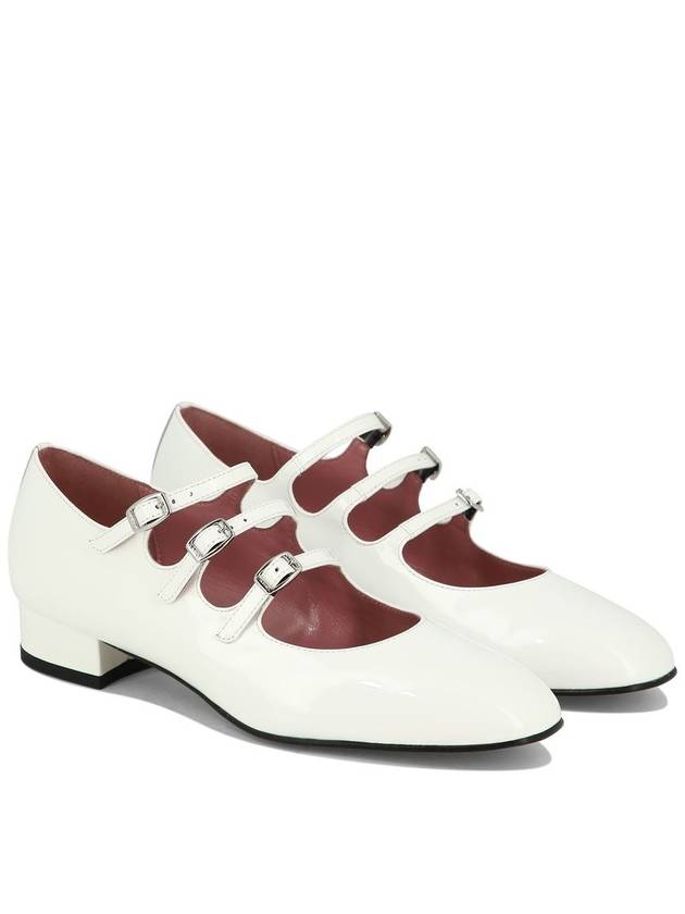 Carel Paris White Leather Pumps - CAREL - BALAAN 2