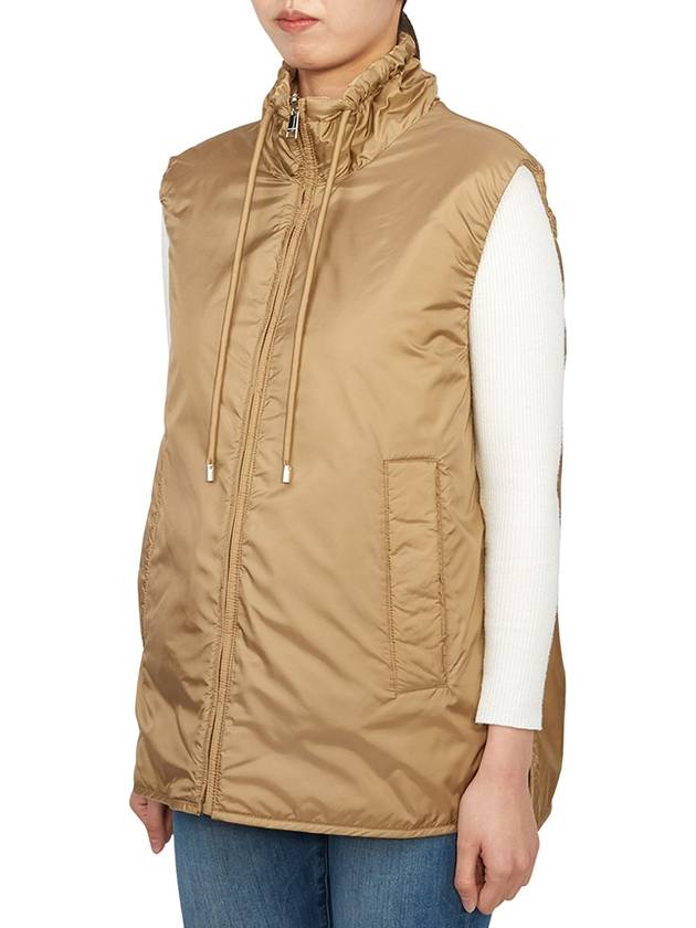 Weekend Yoro Reversible Padding Vest Beige - MAX MARA - BALAAN 5