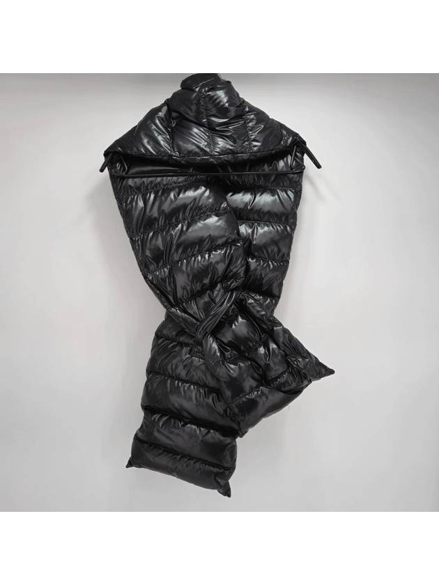 padded muffler scarf black - MONCLER - BALAAN 3