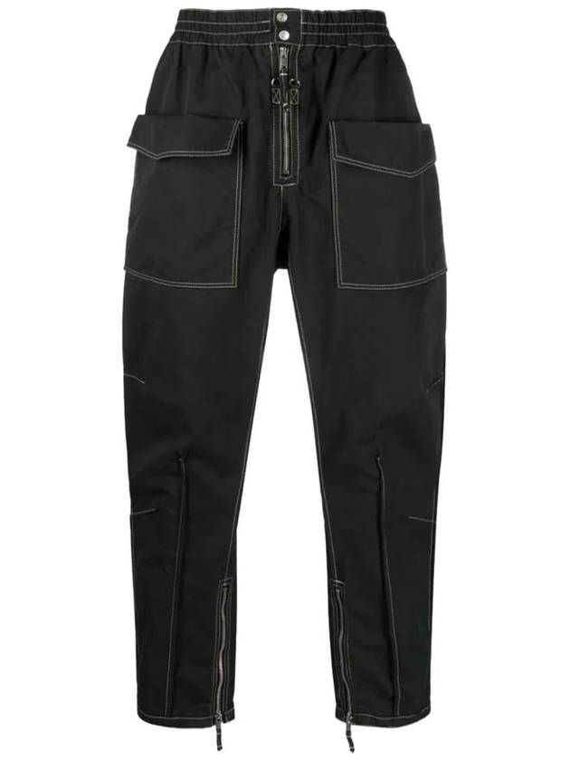 Tilseno Cotton Track Pants Black - ISABEL MARANT - BALAAN 2