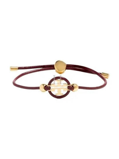 Women Miller Slider Bracelet Gold Burgundy - TORY BURCH - BALAAN 2