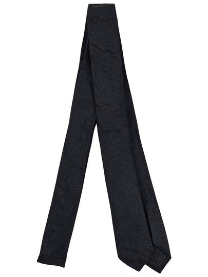 Plain Logo Ties Black - DIOR - BALAAN 2