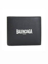 Logo Print Half Wallet Black - BALENCIAGA - BALAAN 3