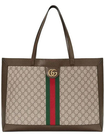 Ophidia GG Medium Tote Bag Beige - GUCCI - BALAAN 1