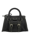 Women's Edith Leather Tote Bag Black - CHLOE - BALAAN 1