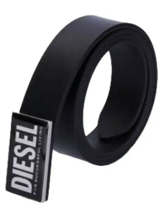 glossy belt black waistband - DIESEL - BALAAN 1