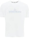 Embroidered Logo Short Sleeve T-Shirt White - STONE ISLAND - BALAAN 2