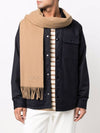 Ambroise Embroidered Muffler Camel - A.P.C. - BALAAN 3