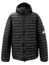 Loom Woven Chambers R-Nylon Down-TC Packable Jacket Black - STONE ISLAND - BALAAN 2