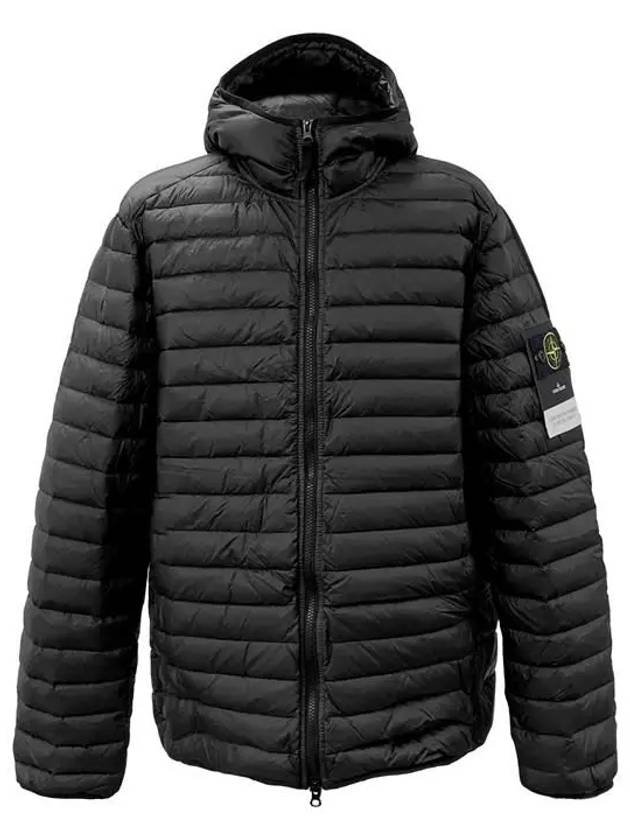 Loom Woven Chambers R-Nylon Down-TC Packable Jacket Black - STONE ISLAND - BALAAN 2