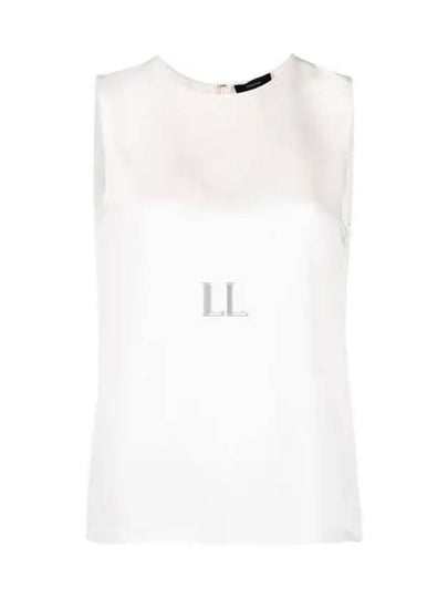 Silk Georgette Sleeveless White - THEORY - BALAAN 2