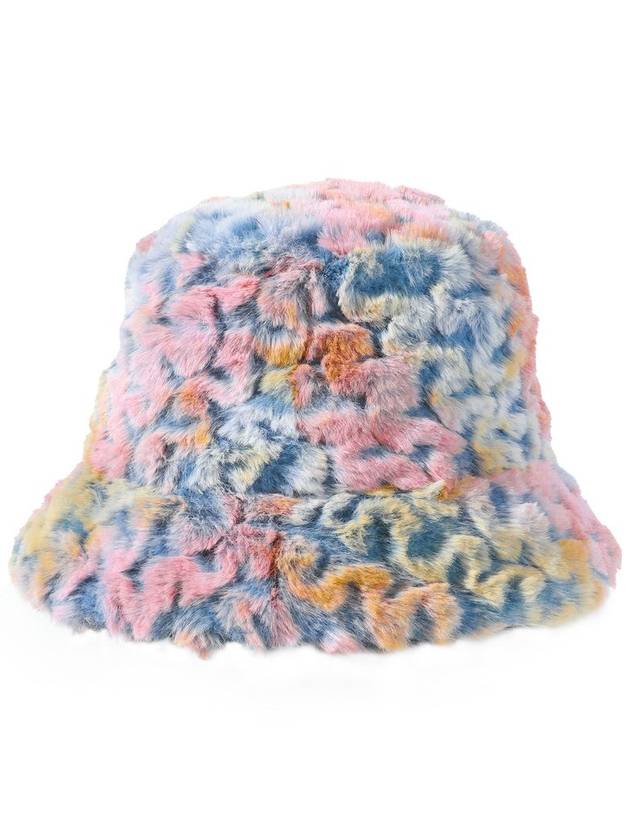 Muhly Eco Fur Bucket Hat Pink - DILETTANTISME - BALAAN 4