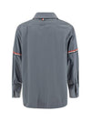 Three Stripes Armband Nylon Long Sleeve Shirt Grey - THOM BROWNE - BALAAN 3