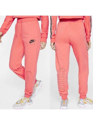 01CJ3047814Women’sFleece Air Jogger PantsNeon Pink - NIKE - BALAAN 1